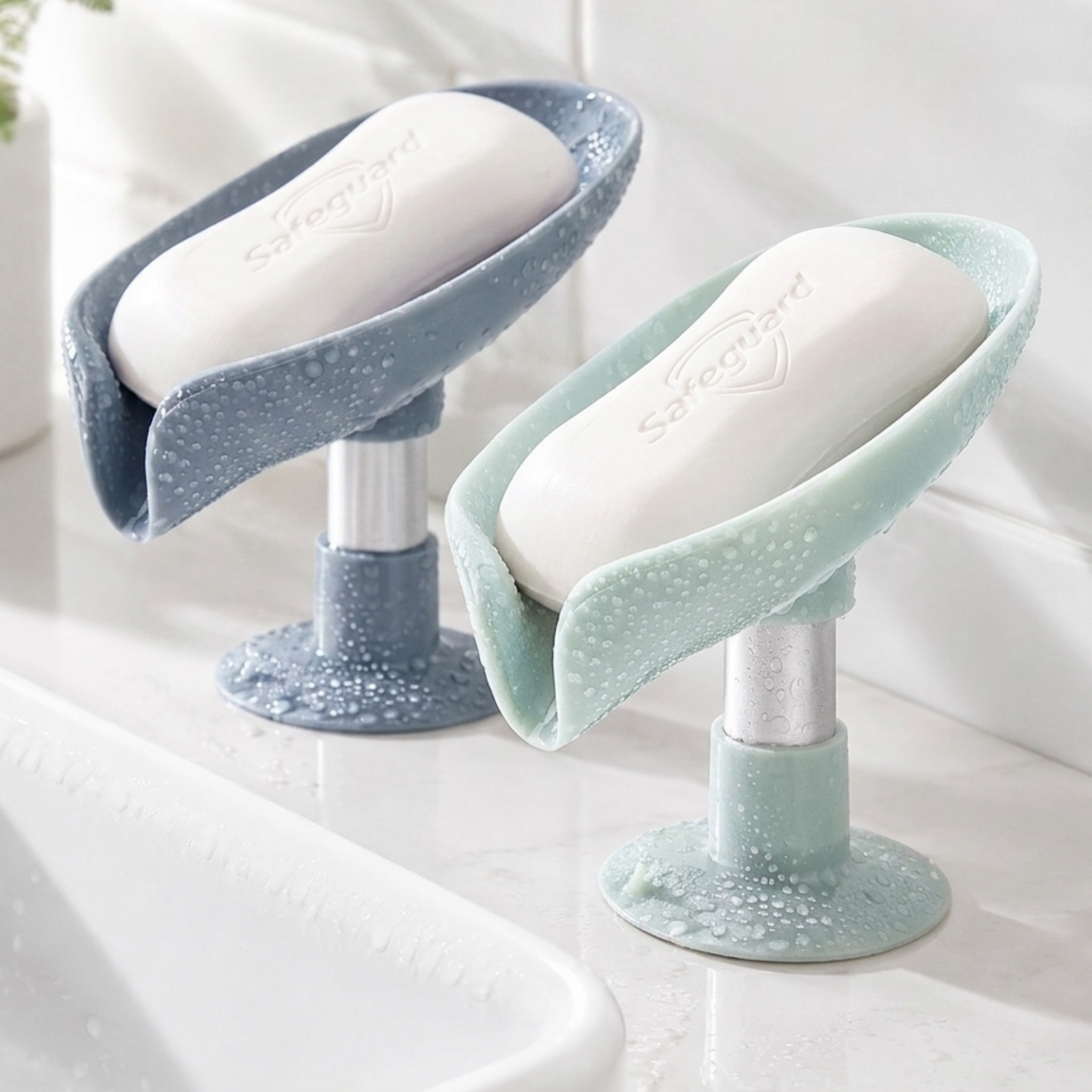 Leaf Shape Soap Holder | Self Draining Soap Holder for Bathroom & Kitchen