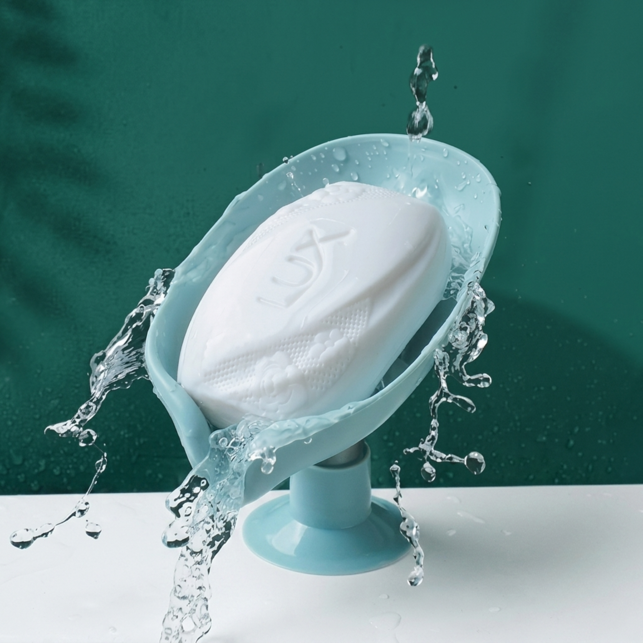 Leaf Shape Soap Holder | Self Draining Soap Holder for Bathroom & Kitchen