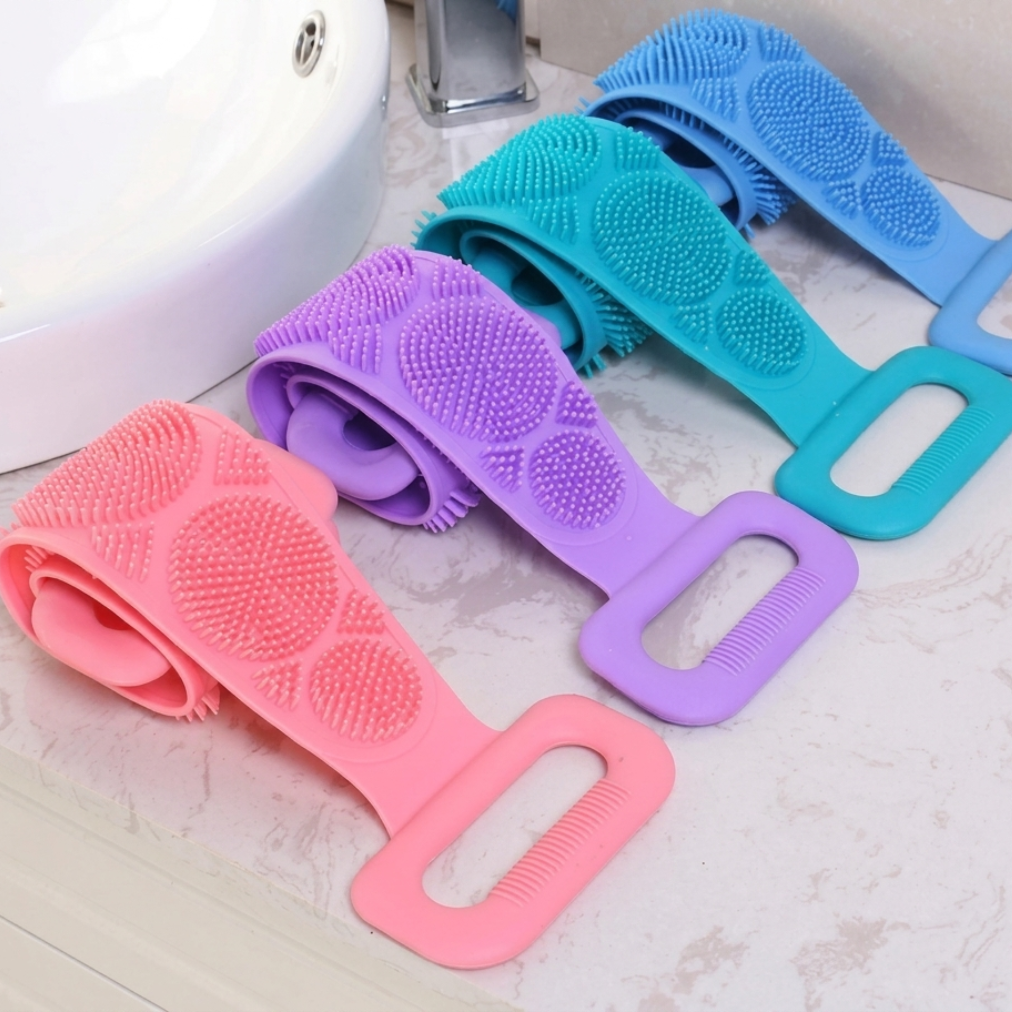 Silicon Bath Belt | Double Sided Exfoliating Body Scrubber