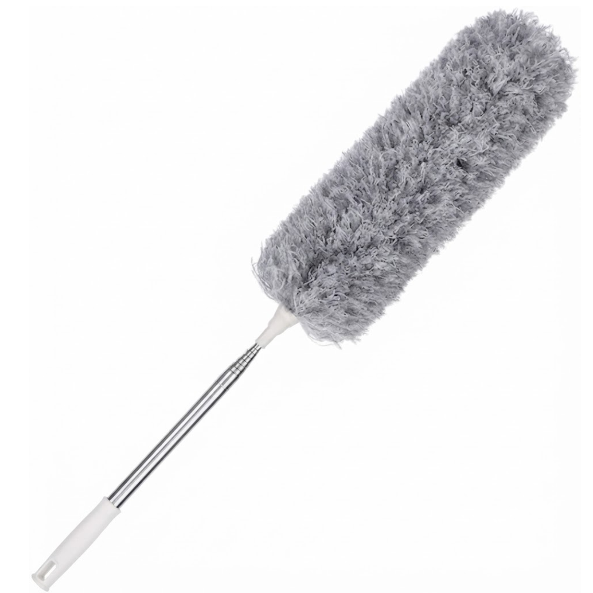 Microfiber Duster with Extension Pole Stainless Steel Bendable Ceiling Fan Cleaning Brush