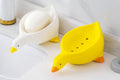 Cute Duck-Shaped Self-Draining Soap Dish